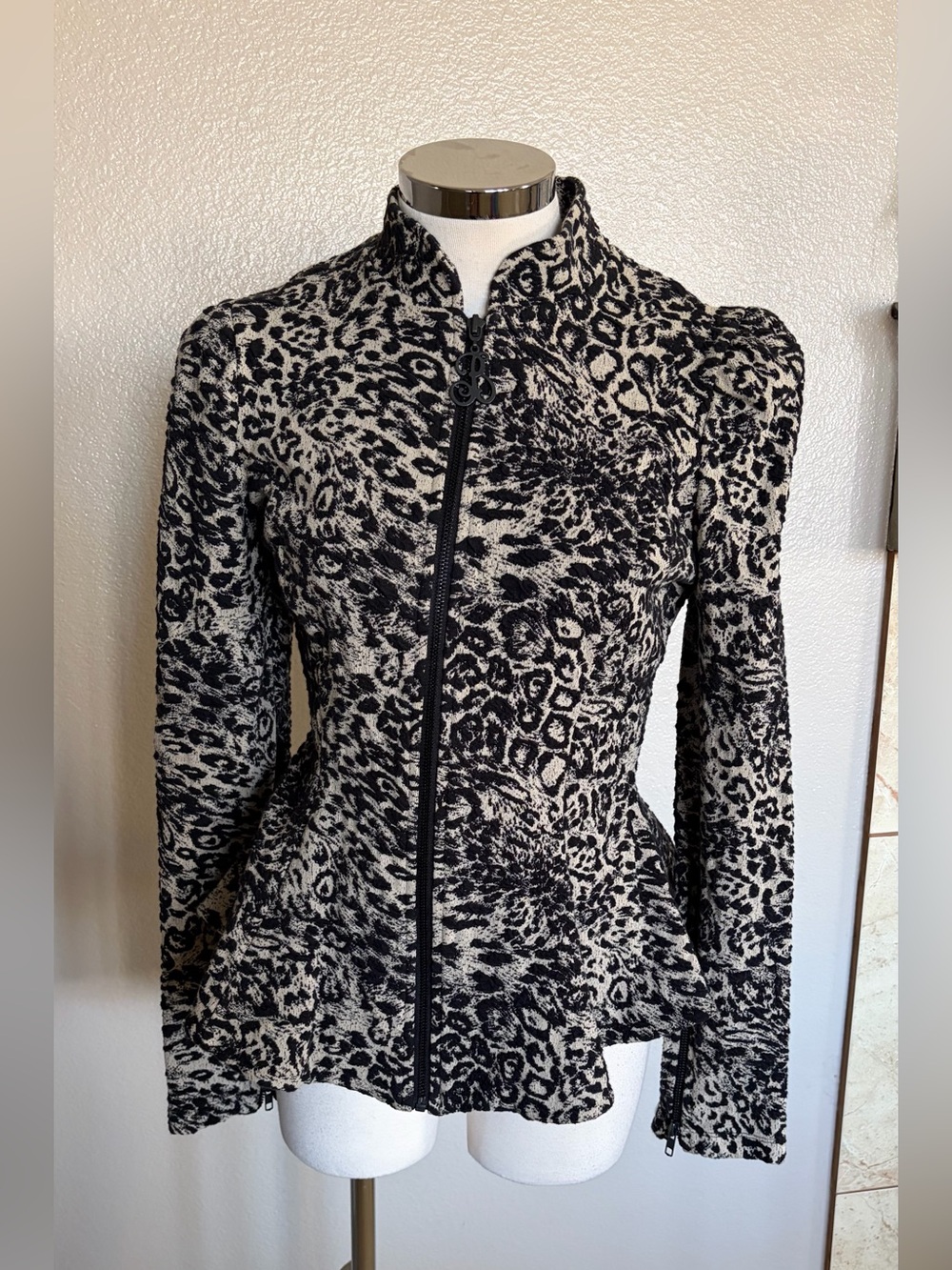 Stretchy Betsey Johnson Peplum Jacket
